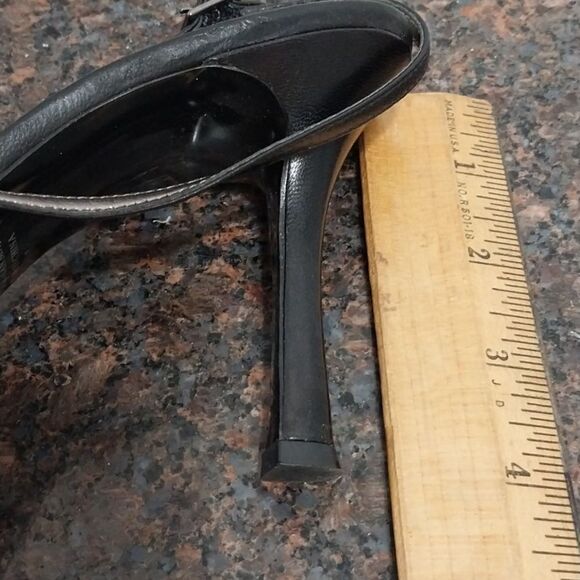 Nine West Black Stiletto Slingback Heels...SIZE 7 - Picture 7 of 8